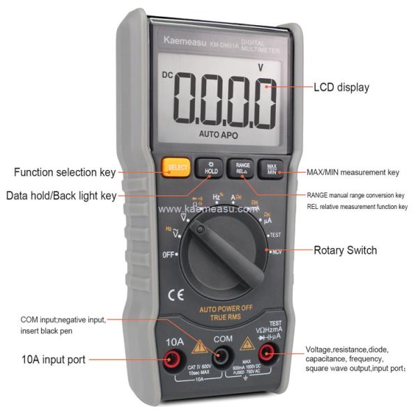 Kaemeasu 01A 6000 Counts Digital Multimeter Clamp Meter OEM ODM