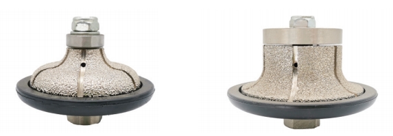 Professional Vacuum Brazed Diamond Router Bit For Stone Polishing