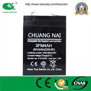 China Electric Scale Battery 6V4AH Sealed Lead Acid Battery, VRLA/AGM/Mainenance Free/UPS Battery wholesale