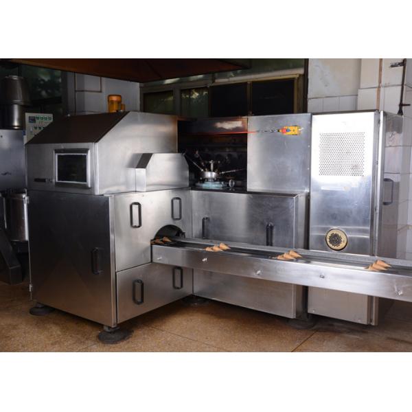 Cast Iron 47 Baking Plates Rotating Wafffle Cone Machine