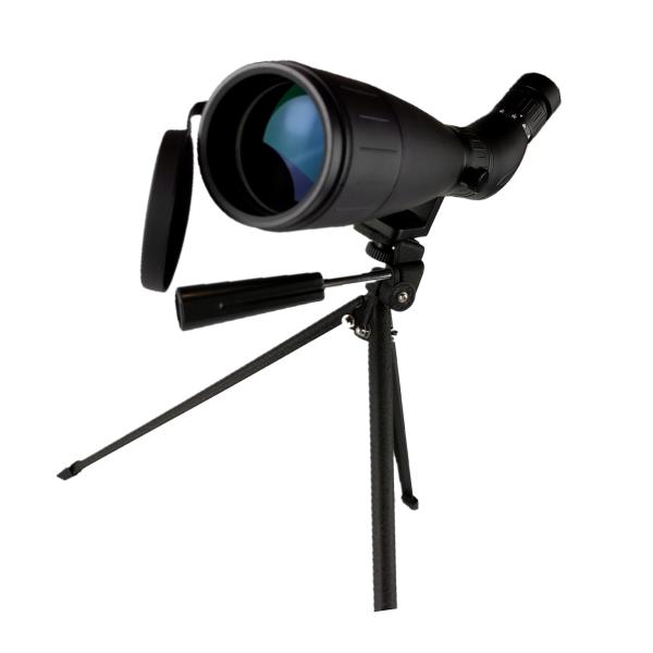 Hot sale black Angled Target Spotting Scope 20x-60x 60mm Angled Spotting Scope for adults