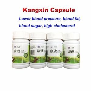 China KangXin reduce lower high blood pressure product hypertension blood vessel clean capsule 100% herbs wholesale