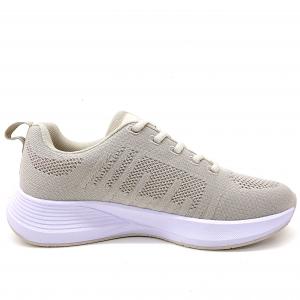 China Lace Up womens Athletic Shoes With Textured Outsole Padded Insole wholesale