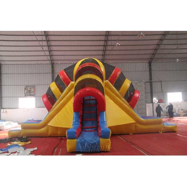 Customized Size Volcano Large Inflatable Slide WSS-239 For Kids / Adults