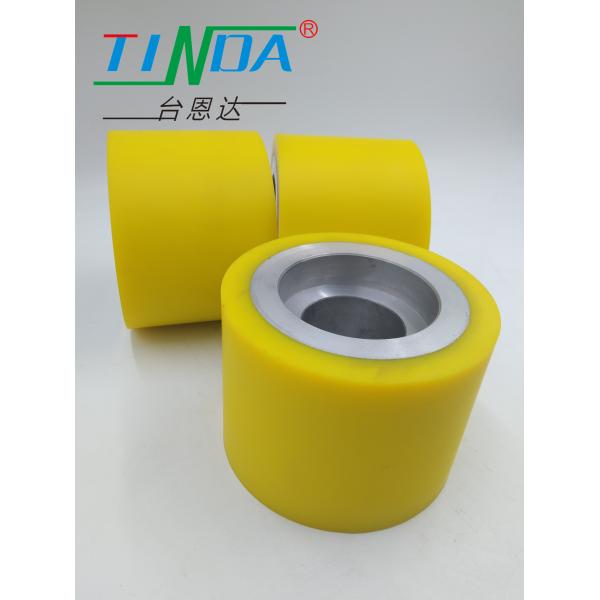 Customized Color Low Noise Level Rubber Roller Wheel Wear Resistant Long Life Polyurethane