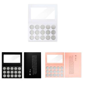 OEM Private Label Empty Eyeshadow Palette With Mirror 12 15 Colors