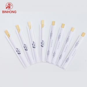 China 24CM TENSOGE Dispossiable Bamboo Chopsticks With Half Paper Wrapped wholesale