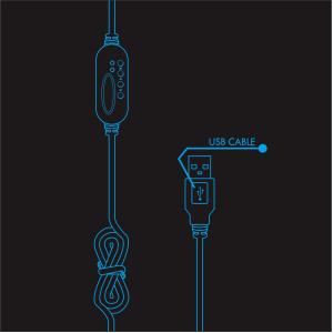 Aonike 3.5jack 110dB 2.1M Wired Gaming Headphone