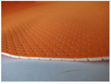 Perforated SCR 2mm Laminated Neoprene Fabric For Clothing Single Side