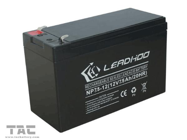 Quality 12V  Battery Pack  12V 7.5ah Seal Lead Acid Battery Pack For Solar Lighting for sale