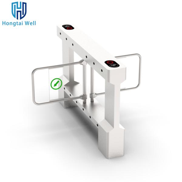 SS304 Optical Swing Barrier Turnstile Gate Face Recognition Access Control