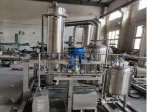 China Mango Juice Concentrator Double Effect Vacuum Falling Film Evaporation wholesale