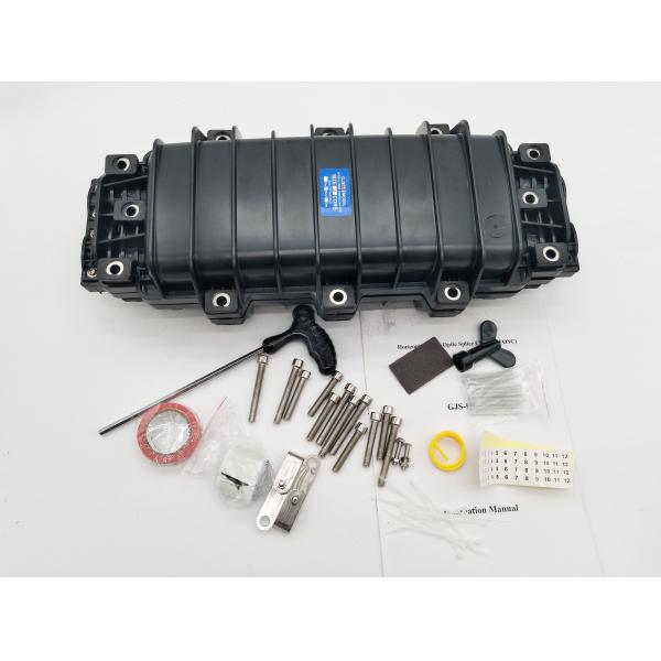 96Cores 3In 3Out Inline horizontal Fiber Optic Joint Closure Manhole Underground