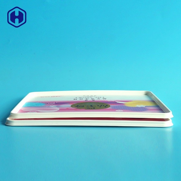 Food Grade Square Plastic Boxes With Lids Hygienic Odorless BPA Free