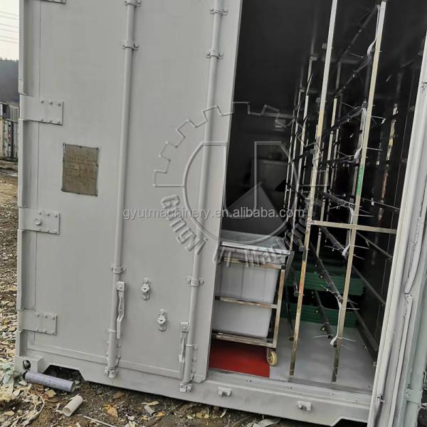 40HQ Container Hydroponic Fodder System for Farms White Barley Grass Growing Machine