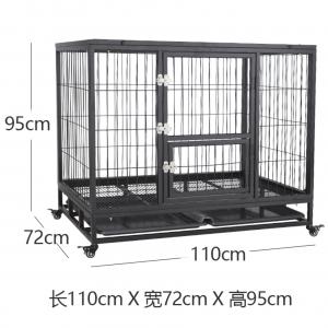 China Metal 2 Door Folding Livestock Fence Panels Stainless Steel Pet Kennel Cage Dog Cat wholesale