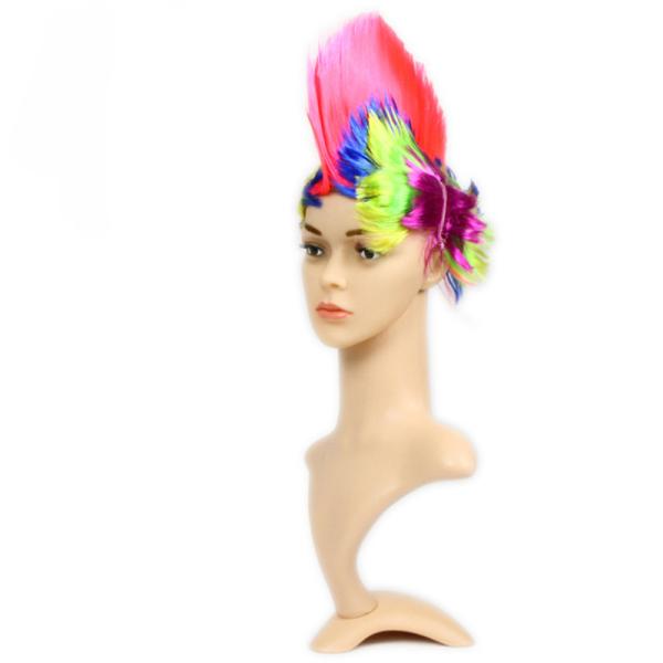 Football Game Cockscomb Wig 28*28cm Dacron Logo Customized Sports Supplies