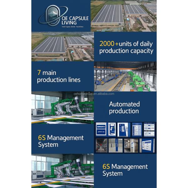 Durable Using Various Prefab Container House Tiny Portable Home Tiny Modular House Camping Hotel Space Capsule