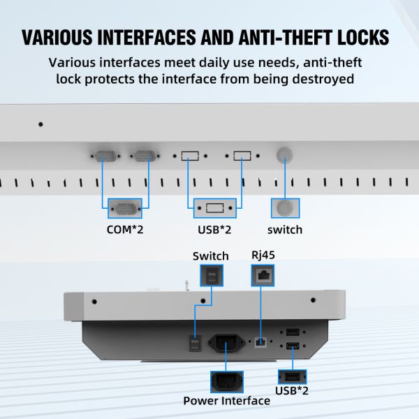 All In One 32 Inch Touch POS Terminal Android Self Service Pos