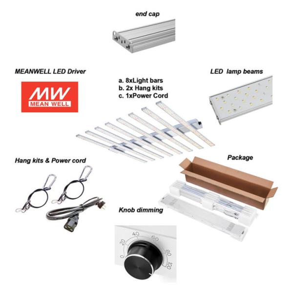 5.5cm Thickness Full Spectrum Led Bar With Smart Dimming