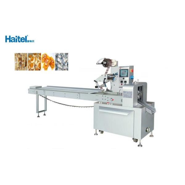 Automatic Horizontal Flow Pack Machine For Bread Cake Muffin Mask