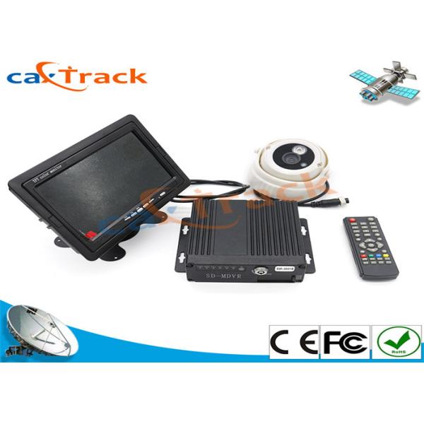 RJ45 Vehicle Blackbox Mobile DVR Full HD And Hard Disk 4 CH Video Recorder