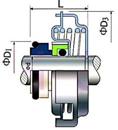 Grundfos 16mm Mechanical Seal Centrifugal Pump Shaft Seal CM10 15 20