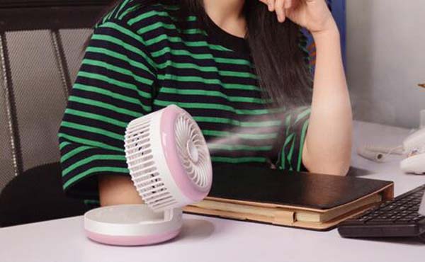 Foldable Beauty Spray USB Mini Fan Portable Handheld Cooling Mini Fan