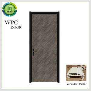 China Upvc Composite WPC Solid Oak Interior Doors Termite Resistant For Apartment wholesale