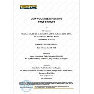 Guangzhou Yusen Beauty Technology Co., Ltd. Certifications