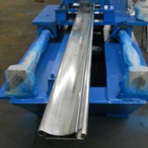 Metal Galvanized Steel PU Shutter Door Roll Forming Machine / Door Frame Roll
