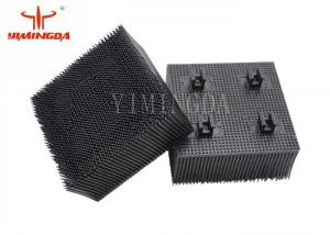 China Black Color 100 * 100 * 42mm Poly Bristle Block PP Material For EASTMAN Cutter wholesale