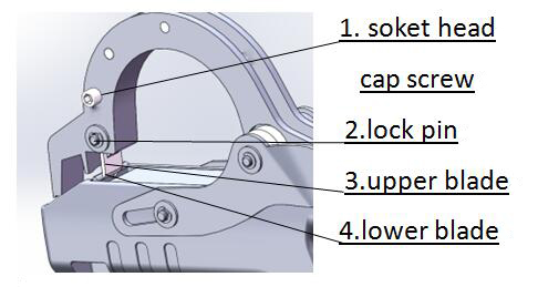 7.4V 1.96in Electric Tying Machine Battery Powered Vegetable Plant Vine Tying Machine