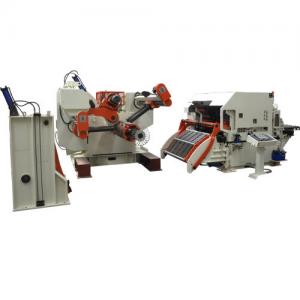 China High Speed 3 - In - 1 Coil Feeder Straightener Stamping Automated Production Line wholesale