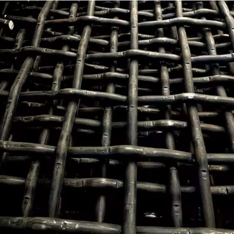 High Carbon Steel Quarry Vibrating Screen Mesh For Mining Equipment Crimped Wire Mesh