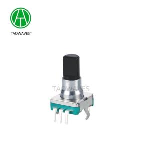 China 360 deg Rotary Knob Incremental Encoder Ec11 12 16 with Switch Signal Output Voltage Output Empty Type wholesale
