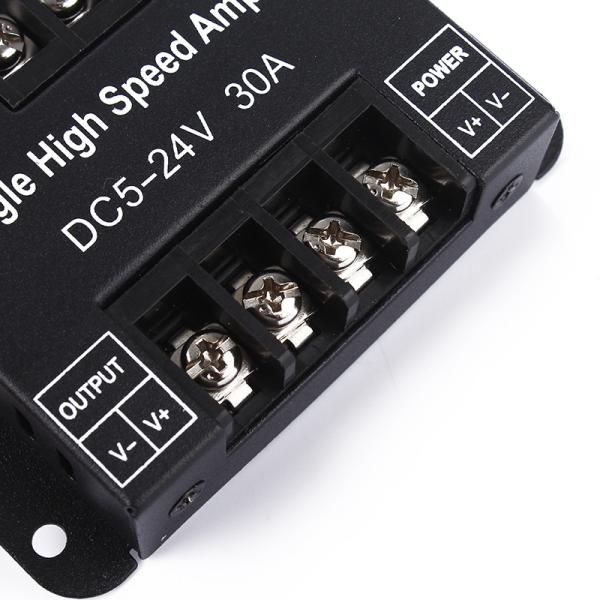 30A Iron Case LED Strip Amplifier Single Color Dimming For Monochrome Light Strip