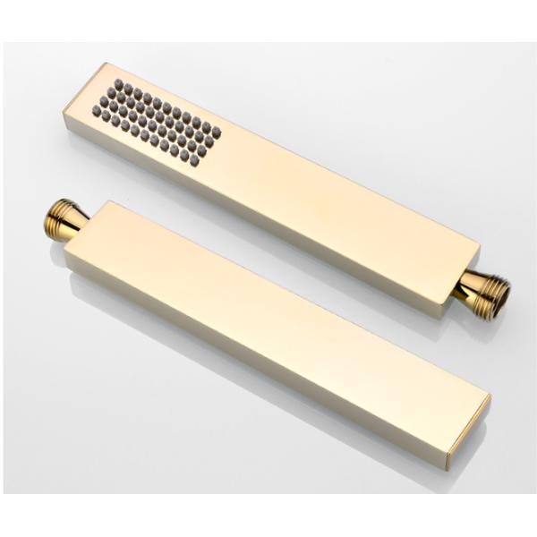 Copper Black Champagne Wall Mounted Shower Faucet Set With Handle