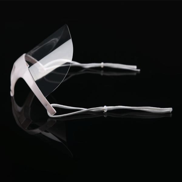 Hygiene Transparent Plastic Mouth Cover For Waitress