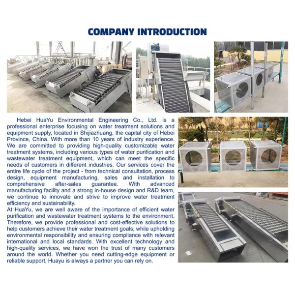 Rotary Mechanical Grille Efficient Treatment Machinery Rotary Mechanical Grille Gear Core Components Rotary Mechanical Grille