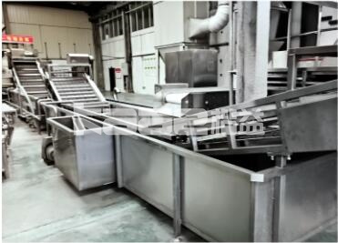 Fully Automatic Garlic Processing Line Slicer Powder Drying Processing Line
