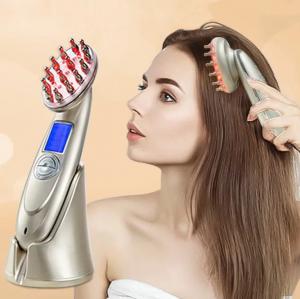 China Hair Brush Electric Laser Hair Growth EMS Comb Infrared Massage Comb wholesale
