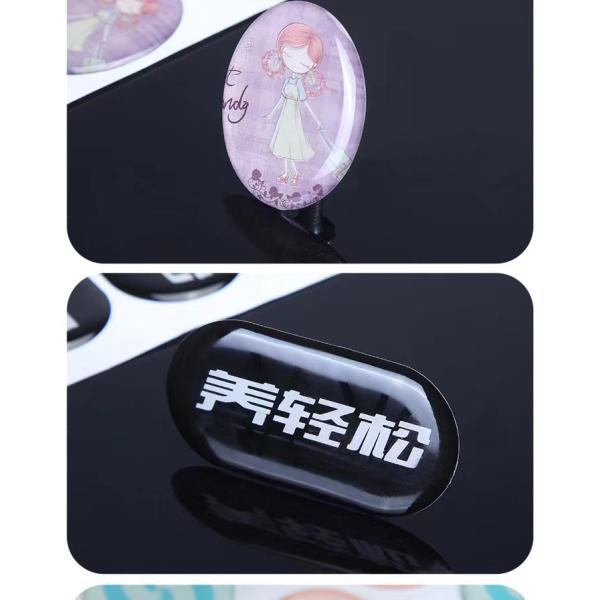 3m Adhesive Pu Dome Sticker Polyurethane Resin 3D Dome