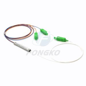 China 1x2 Sc Apc Plc Rack Mount Fiber Optic Splitter 2 In 1 Out wholesale