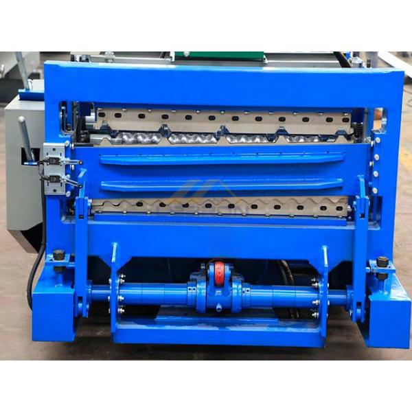 7.5 KW Blue Color Double Layer Roll Forming Machine For Corrugated Sheet And IBR Sheet