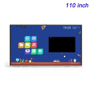 China Android 4K LCD Interactive Flat Panel Classroom 110 inch Intelligent Interactive Panel on sale
