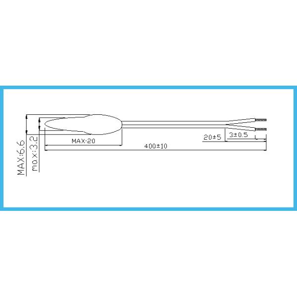 Incar MF52 2K OHM Thermistor Temperature Sensors NTC Thermistor Sensor ROHS 300V