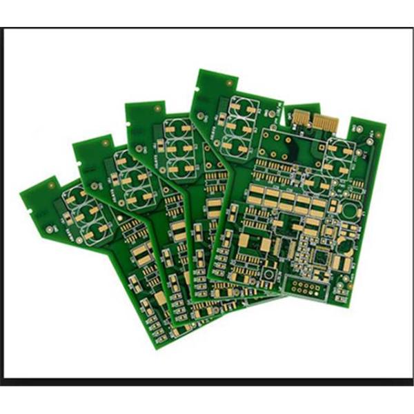 2 Layer Green PCB Board 0.1mm Trace Width ENIG 1U'' FR4 Printed Circuit Board