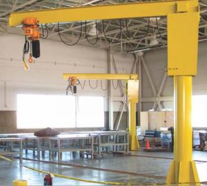 China Rotating Jib Crane Hoist Floor Mounted Customized Outreach 2~10m 1000~5000kg wholesale
