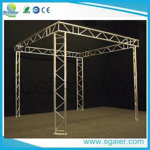 High Performance Aluminum Truss Display Customized Length Black / Gold Color